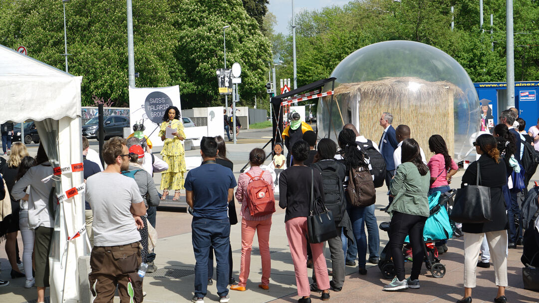 Hohe Malaria Aktivität in Genf, Place des Nations